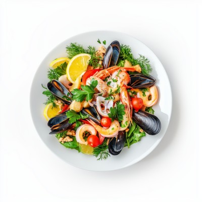 Фирменное блюдо Морской гриль прованс - купить в Коре